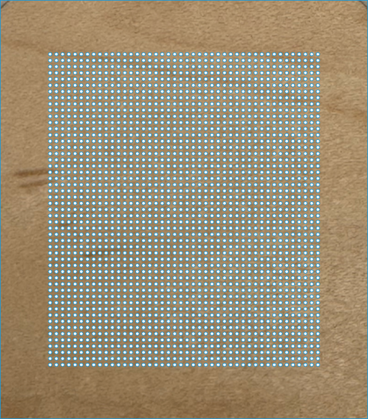 Cross-Stitch Wooden Rectangle Blank (#14 43x50 stitches)