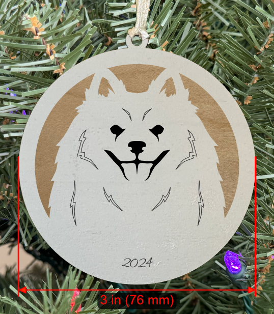 Dog Breed Ornament "American Eskimo (Eski)"