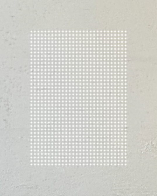 Cross-Stitch Wooden Rectangle Blank (#14 69x97 stitches) 5x7 inch Hole Pattern within 8x10 inch Panel with Square Corners