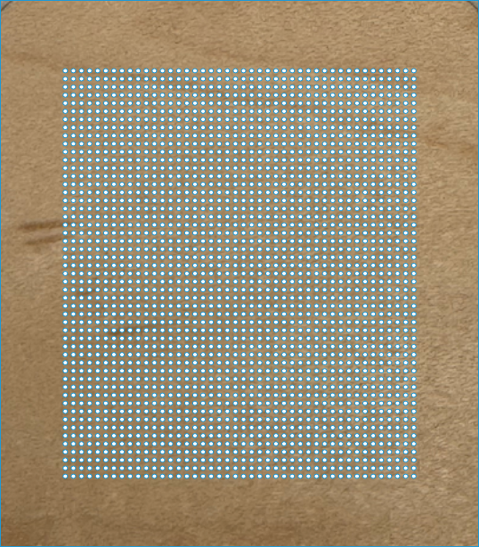 Cross-Stitch Wooden Rectangle Blank (#14 43x50 stitches)