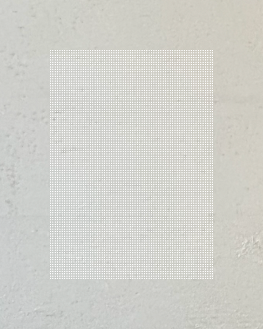 Cross-Stitch Wooden Rectangle Blank (#14 69x97 stitches) 5x7 inch Hole Pattern within 8x10 inch Panel with Square Corners