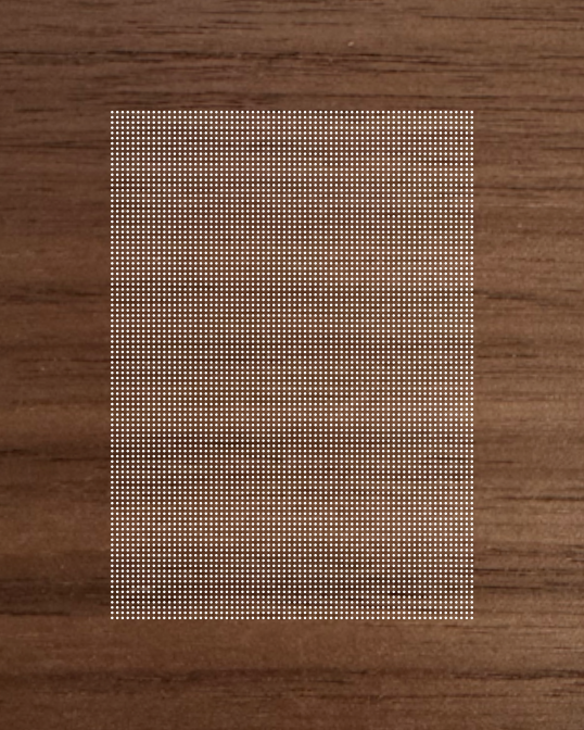 Cross-Stitch Wooden Rectangle Blank (#14 69x97 stitches) 5x7 inch Hole Pattern within 8x10 inch Panel with Square Corners