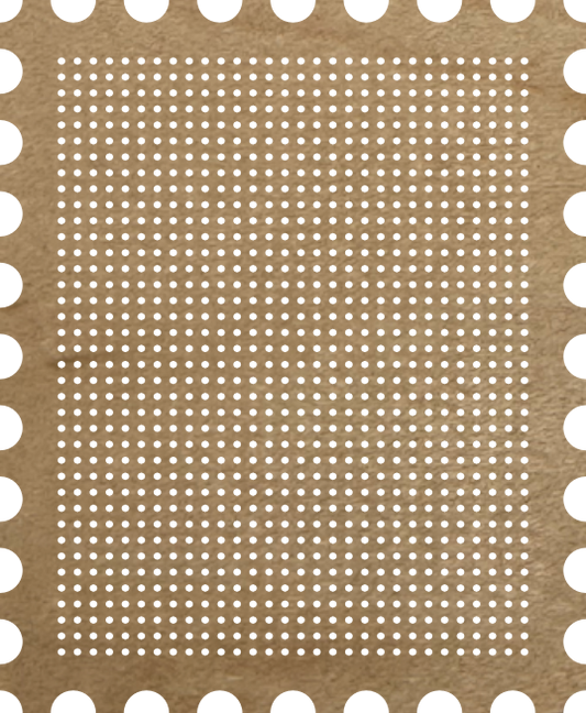 Cross-Stitch Wooden Stamp Blank (#16 29x37 stitches)