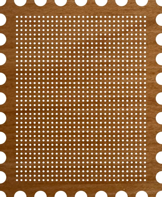 Cross-Stitch Wooden Stamp Blank (#14 29x37 stitches)